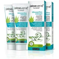 [aloevera]2 Intimpflege [aloevera]2 Intimgel mit Hyaluronsäure von Zuccari 2x80ml bei scheidentrockenheit, Menopause (Wechseljahre), Scheidenflora & Gleitgel