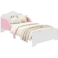 AIYAPLAY Kinderbett Einzelbett für Kinder (Einzelbett, 1-tlg., Bett mit Schutzgitter, ohne Matratze), Montessori-Bodennah, erhöhtes Schutzgitter
