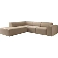 Luxusbetten24 Sofa Designer Sofa Idiola L, in Teddy Bouclé