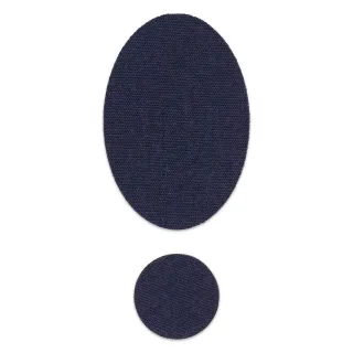 Prym Rub-on Patch MERINO, Farbe: marine, Inhalt: 2 Stück.