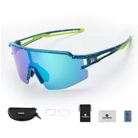 ROCKBROS Fahrradbrille Sportbrille Herren Outdoor Radfahren Angeln Golf PC Rahmen, photochrom, UV400 Schutz, ultraleicht, winddicht