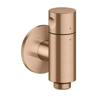 hansgrohe AXOR One Wandanschluss Stop 48781310 mit Absperrventil, brushed red gold