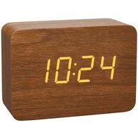 TFA Dostmann Funkwecker Design Funk-Wecker in Holz-Optik Clocco TFA 60.2549