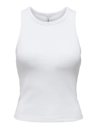 ONLY - ONLVAL S/L BRA TOP CS JRS Bright White - Gr. - XL