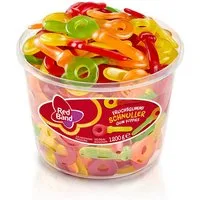 Red Band Süßigkeit, Red Band zweifarbige Fruchtgummi Schnuller mit Fruchtgeschmack 1200g