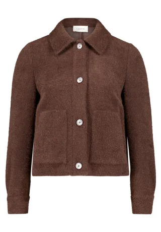 CARTOON - Kurze Jacke im Boxy-Fit braun - Gr. - 38