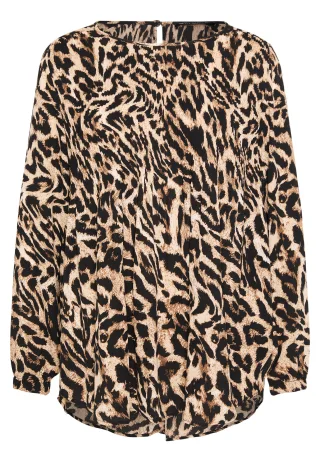 Betty Barclay - Schlupfbluse schwarz/beige - Gr. - 40
