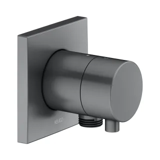 Keuco 2-Wege Umstellv. IXMO Comfort 59556, Schlauchanschl.,eckig,Schwarzchr.geb., 59556131102 59556131102