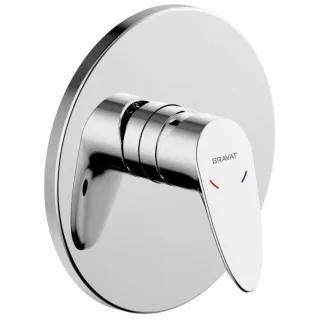 Bravat Palma Fertigset Brausearmatur 3516062 Unterputz, Einhebelmischer, chrom