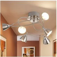 WOFI LED Deckenleuchte, LED-Leuchtmittel fest verbaut, Warmweiß, Deckenlampe Deckenleuchte Esszimmerlampe Designlampe, 6-flammig