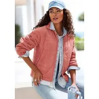 Buffalo Cordjacke mit Reißverschluss und Eingrifftaschen Leicht wattierte Übergangsjacke aus weichem Cordstoff, Frühlingsjacke