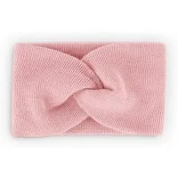 Ehrenkind Stirnband für Kinder aus 100 % Merino Schurwolle (Rosé, atmungsaktiv & mitwachsend) Made in Germany, Knotenstirnband
