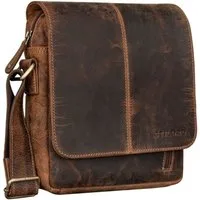 STILORD Schultertasche "Matt" Herrenhandtasche Leder Umhängetasche Männner Vintage