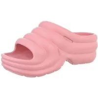 Ital-Design Damen Mules Strand Plateausandaletten (86192859) Keilabsatz/Wedge Keilsandaletten in Rosa