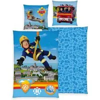 Feuerwehrmann Sam Bettwäsche Feuerwehrmann Sam, Renforcé, 2 teilig, mit collem Motiv