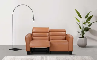 Home affaire 2-Sitzer "Carpari, 162 cm, mit manueller od. elektrischer Relaxfunktion" (USB A/C), sowie Kopfteilverstellung