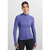 Smilodox Trainingsjacke Kenna, Sportjacke mit tailliertem Schnitt, Windbreaker Laufjacke Sport Oberteil Daumenlöcher Activewear Atmungsaktiv Freizeit Fitness