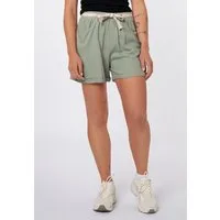 Eight2Nine Shorts Damen Leinen-Viskose Shorts mit Stoffband Kurze Leinenhose mit Bindegürtel