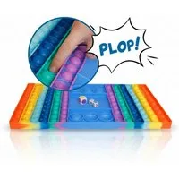 alldoro Spiel Pop it Würfelspiel - Taktisches Bubble Pop Game für 2 Spieler, Mit 3 verschiedenen Spielvarianten, Fidget Toy Spielzeug aus Silikon