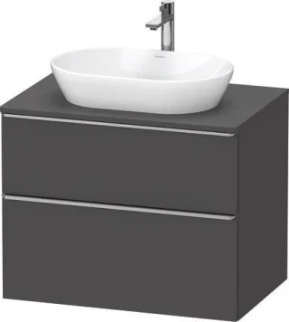 Duravit D-Neo Konsolenwaschtischunterbau wandhängend Graphit Matt 800x550x664 mm - DE4967070490000 DE4967070490000