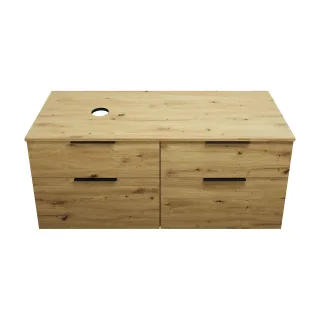 Burgbad Waschtischunterschrank Eqio 619x1400x550 Eiche Dekor Urban, SGUU140LF5662 SGUU140LF5662