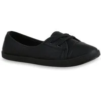 VAN HILL 816240 Sneaker Ballerinas Sportliche Damen Ballerinas Bequeme Flats Basic