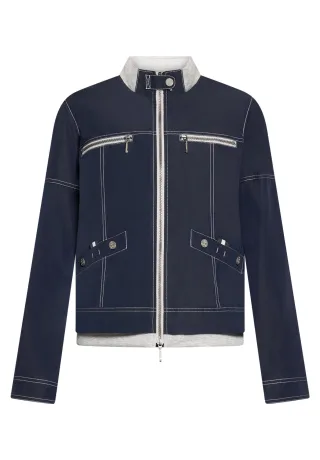 AMBER & JUNE - Sommerjacke dunkelblau - Gr. - 36