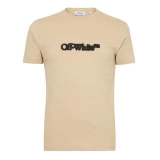 Off White - T-Shirt für Herren, Regulär (Braun/Schwarz)
