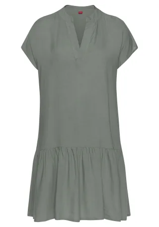 Blusenkleid khaki - Gr. - 36