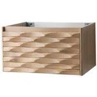 Belvit Waschbeckenschrank BV-US3637-1 (1-St) BELVIT ARGENA Waschtischunterschrank 80cm 1 Schublade Grifflos