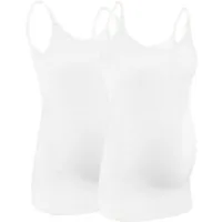 M.M.C. Stilltop Stillmode Tanktop 2er Set Umstandsmode (2-tlg) Stillunterhemd