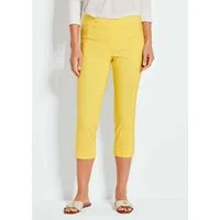GOLDNER Schlupfhose Kurzgröße: Schlupfhose LOUISA mit Steppnähten Komfortable Stretchhose in verkürzter Länge, Slim Fit