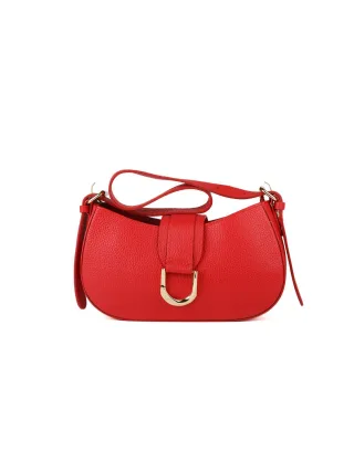 Giulia Monti Schultertasche Klassisches Rot