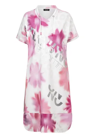 tuzzi - Kleid ROSÉ ALL DAY mit Tunnelzug-Detail blush/flamingo/ecru - Gr. - 38