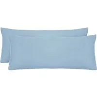 Biberna Kissenbezug Michi Feinjersey mit Reißverschluss, (2 Stück), verschiedene Größen, Feinjersey Kissenhülle aus 100% Baumwolle