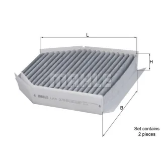 Mahle Aktivkohle-Innenraumfilter Mercedes G-Klasse Sl Slr