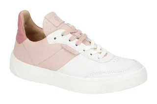 Ecco 29118360218 Street Tray Damen Sneaker Wei?/Rose - Glattleder, Gummisohle...