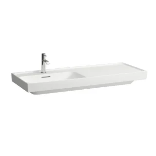LAUFEN Waschtisch MEDA 460x1200x160 Ablage rechts 1 Hl. m.Ül. weiß matt, H8171107571041 H8171107571041