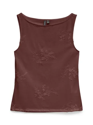 VERO MODA - VMVIVIAN SL BOATNECK TOP JRS Andorra - Gr. - M