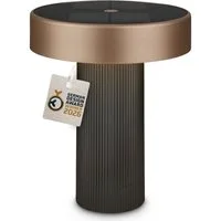 Briloner Leuchten LED Außen-Tischleuchte Solar Tischlampe kabellos Akku Touch dimmbar Design Award, LED wechselbar, Warmweiß, 16x20 cm, Akku tauschbar, Indoor/Outdoor, Wohnzimmer, Balkon