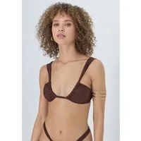 LSCN by LASCANA Triangel-Bikini-Top Gina, in trendiger Uni-Farbe