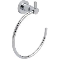 tesa Handtuchring 1x tesa LOXX Handtuchring Edelstahl, chrom 7,6 cm : 18,5 cm : 21 cm