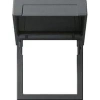 Montagerahmen mit Klappdeckel 45 mal 45 Millimeter, Adapter anthrazit, Retail