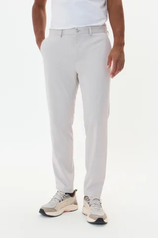 Casual Hose Gerade Passform grey