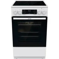 GORENJE Elektro-Standherd GECS5C70WA, mit 1-fach-Teleskopauszug, Aqua Clean, Knusprig genießen – ganz ohne Extra-Kalorien - dank AirFry-Funktion