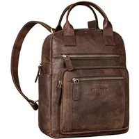 STILORD Cityrucksack "Zane" Freizeit-Rucksack Damen Leder Mittel-Groß