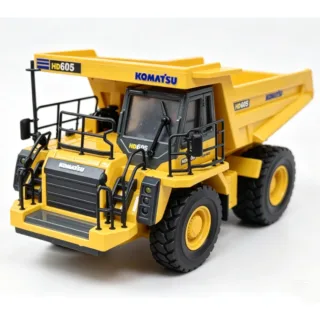 YI GONG YG605 RTR 1/50 2.4G RC Car KOMATSU Official Licensed Alloy Screw Dump Truck Simulation Engineering Electric Remo
