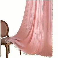 Agger Vorhang Boho-Stil Vorhänge, Vintage-Fransen Streifenvorhänge