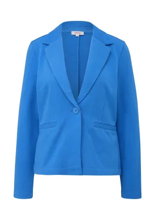 s.Oliver - Sweatshirt Jacke blau - Gr. - 44