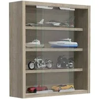 VCM Hängevitrine Wandvitrine Agisa mit Schiebetüren, H. 40 x B. 37 Glasvitrine hängend, Modern und platzsparend, Glasschrank